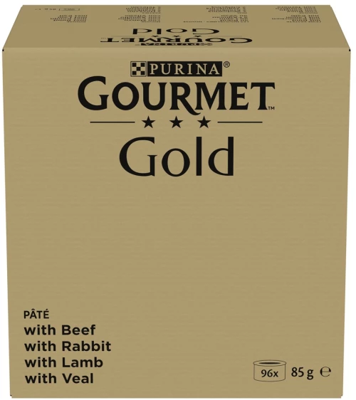 PURINA GOURMET GOLD Mus Mix 4 Flavors - wet cat food - 96x85g