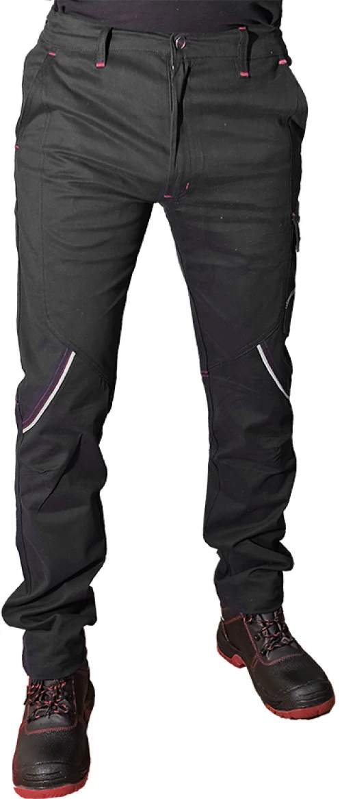 GTC Παντελόνι Εργασίας Theseus Stretch με ελαστίνη Μαύρο No.L