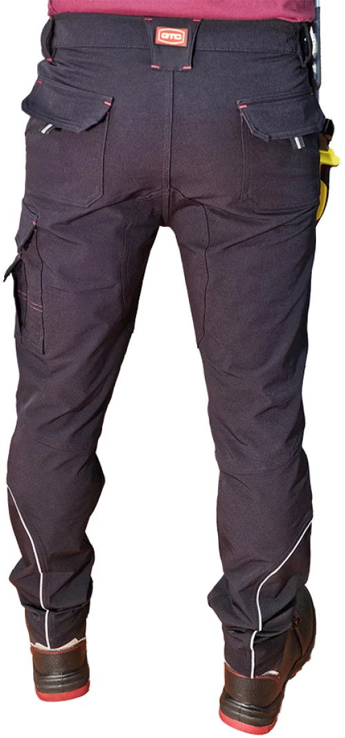 GTC Παντελόνι Εργασίας Hermes Stretch με ελαστίνη Μαύρο No.2XL