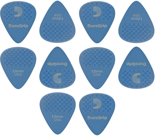 Daddario DuraGrip - Medium/Heavy 1.0 mm, 10-pack