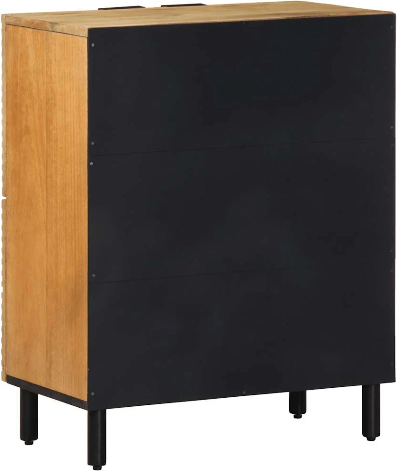 vidaXL Sideboard καφέ 60x33x75 cm μασίφ ξύλο Mango