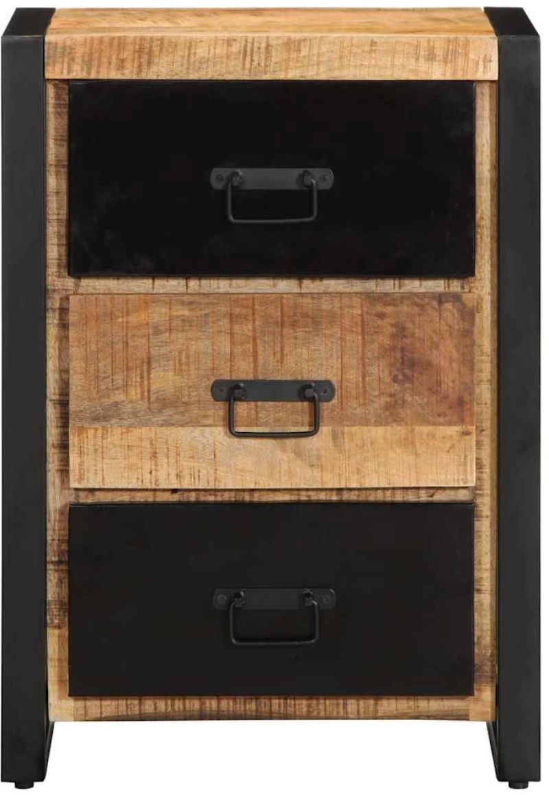 ντουλάπι συρταριών vidaXL 50x35x70 cm Στερεό ακατέργαστο ξύλο Mango