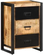 ντουλάπι συρταριών vidaXL 50x35x70 cm Στερεό ακατέργαστο ξύλο Mango