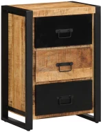 ντουλάπι συρταριών vidaXL 50x35x70 cm Στερεό ακατέργαστο ξύλο Mango