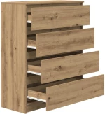 vidaXL Sideboard Artisan Oak 80x35x99 cm Κατασκευασμένο ξύλο