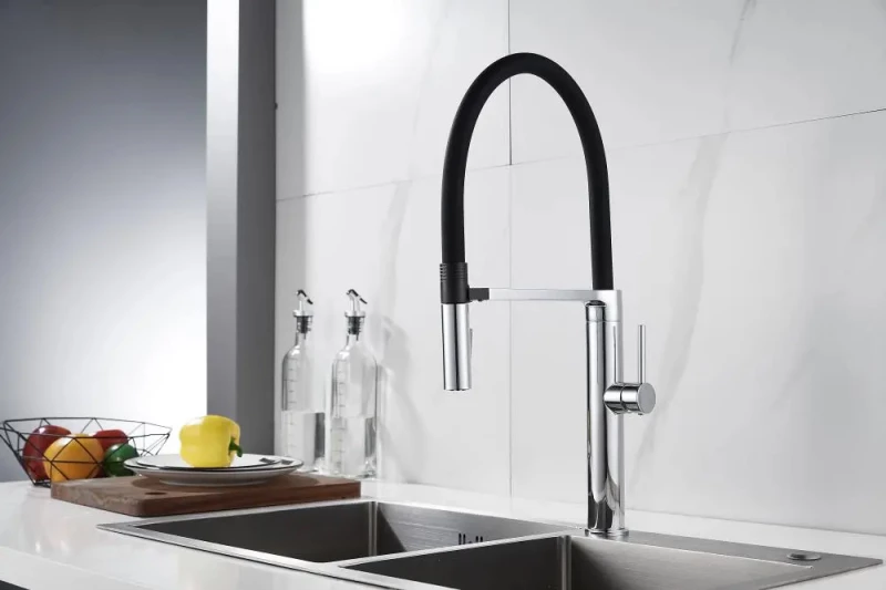 BRUNO μπαταρία πάγκου κουζίνας M54801-817C, αναμεικτική, ασημί