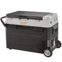 VEVOR Portable Car Refrigerator Freezer Compressor 56Qt Dual Zone for Car Home