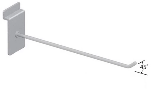 Άγκιστρο Slat Μονό 30cm, 45°
