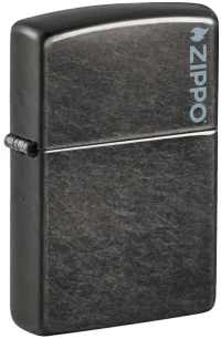 ZIPPO Αναπτήρας - 28378 Classic Grey με Λογότυπο Zippo