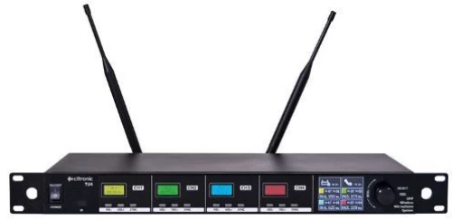 Citronic TU4 Σύστημα Ασύρματου Μικροφώνου UHF με Δυνατότητα Συντονισμού Quad PLL