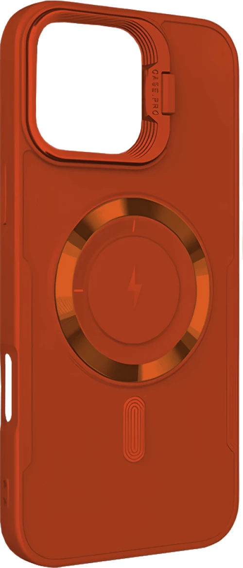 ObaStyle Creative Camera Stand Case για Apple iPhone 13 / 14 - Πορτοκαλί