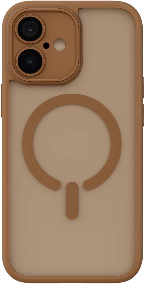 ObaStyle Semiclear Ματ Θήκη MagSafe για iPhone 16 - Καφέ