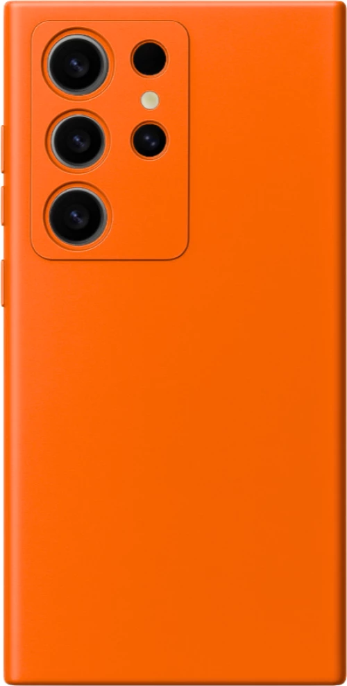 Θήκη Silky And Soft για Samsung Galaxy S24 Ultra - Πορτοκαλί