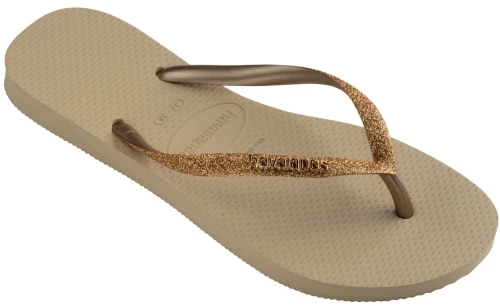Havaianas SLIM GLITTER II 4146975-9177 HAVAIANAS ΧΡΥΣΟ