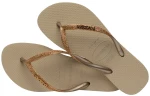Havaianas SLIM GLITTER II 4146975-9177 HAVAIANAS ΧΡΥΣΟ