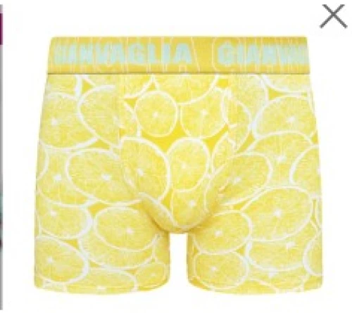 Μποξεράκια ανδρικά soft cotton lemons