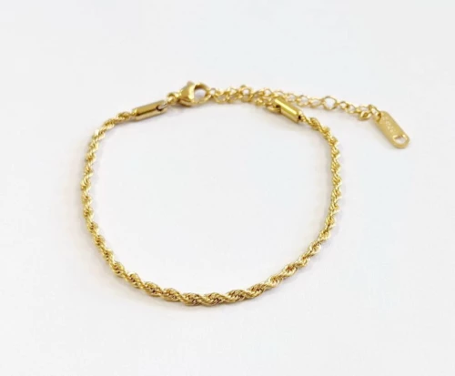 Kostibas 1513-951XD, Βραχιόλι, Ατσάλι, Αλυσίδα, ΤΕ, Χρυσό