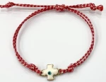 Kostibas 1539-63719, Μάρτης, Σχοινί, Χρυσό με λευκό σταυρό