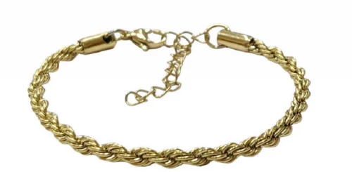 Kostibas 1513-951XH, Βραχιόλι, Ατσάλι, Αλυσίδα, Χρυσό