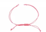 Kostibas 3839-033R, Για βραχιόλι, Σχοινί, Ροζ, 20τμχ
