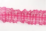 Kostibas 3891-004F, Κορδέλες, Δαντέλα, Φούξια
