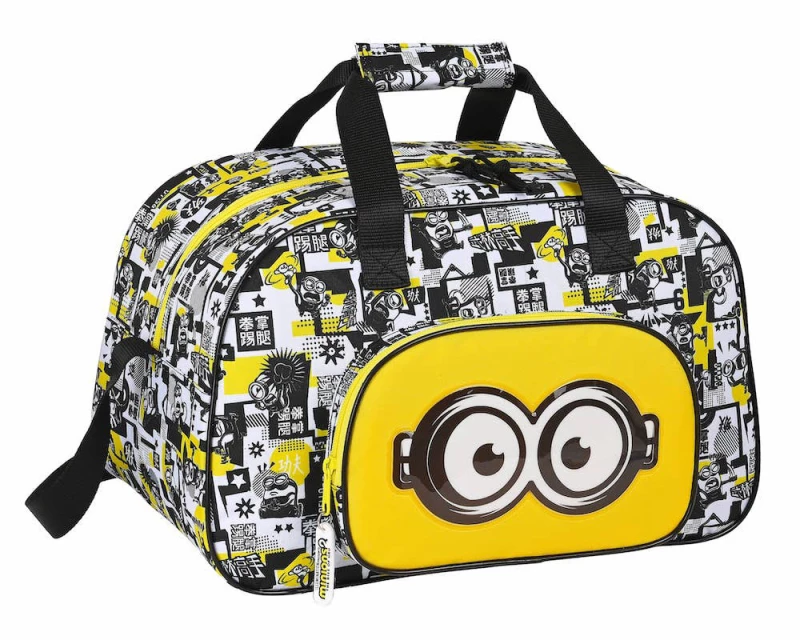 Safta 722006273 Minions, Ύφασμα, Παιδικό Σακ Βουαγιάζ, Print