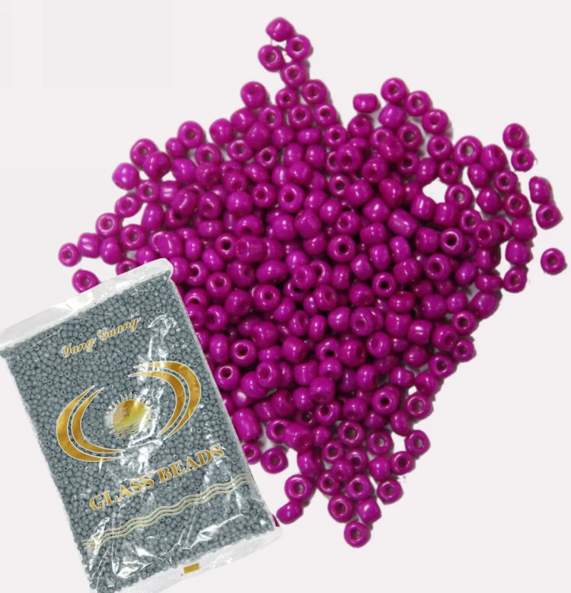 Kostibas 3828-211F, Χάντρες, Γυαλί, Φούξια, 5000τμχ