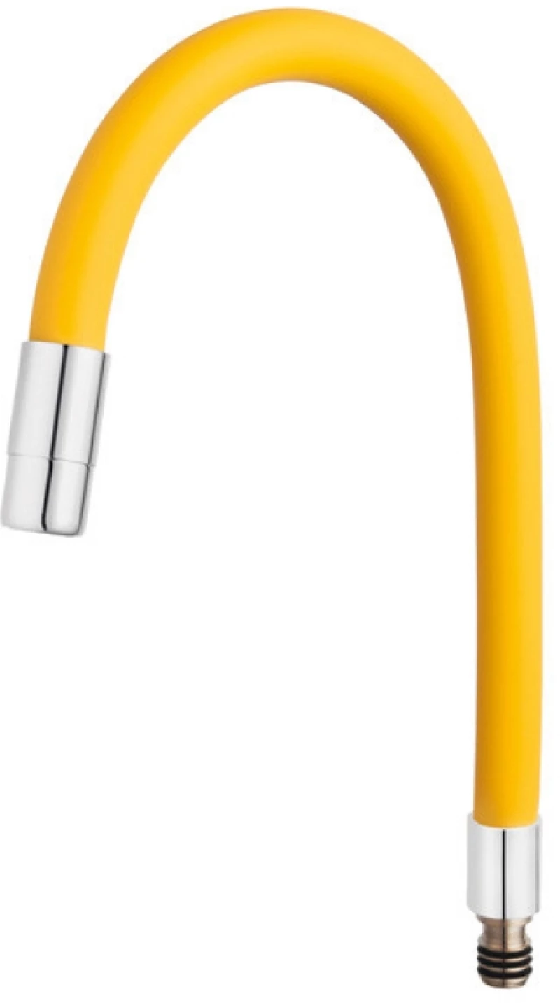 Karag Ferro Elastico W100C-B Εύκαμπτο Στόμιο για Μπαταρίες κουζίνας Κίτρινο