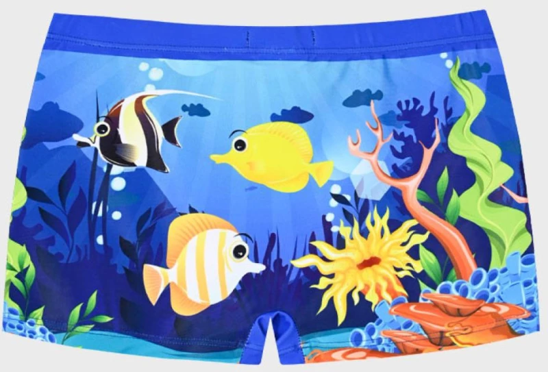 Μαγιό boxer  αγόρι "Fish and corals" ρουά