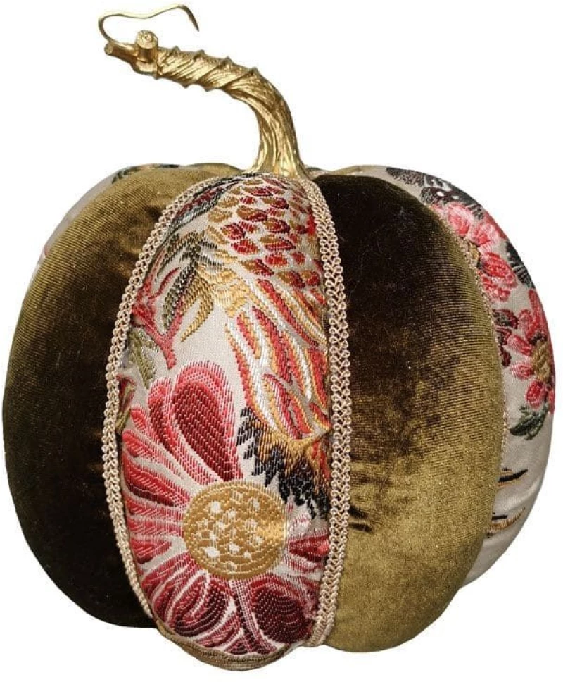 Χριστουγεννιάτικη Φιγούρα Pumpkin Brocade S 030260 19x19x20cm Multi