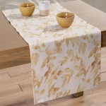 Runner Sencil Yellow Nef-Nef Homeware 45Χ140 Βαμβάκι-Πολυέστερ