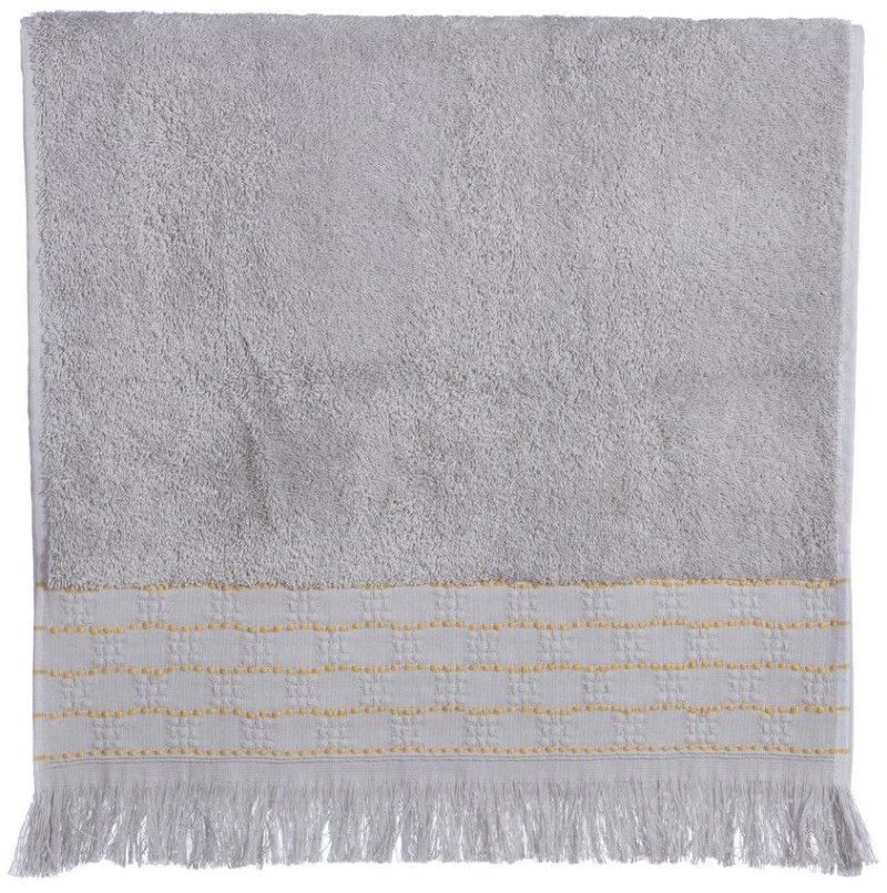 Πετσέτα Quantro Grey Nef-Nef Homeware Σώματος 70x140cm 100% Βαμβάκι