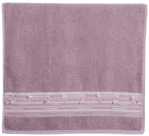 Πετσέτα Keylan Mauve Nef-Nef Homeware Προσώπου 50x90cm 100% Βαμβάκι