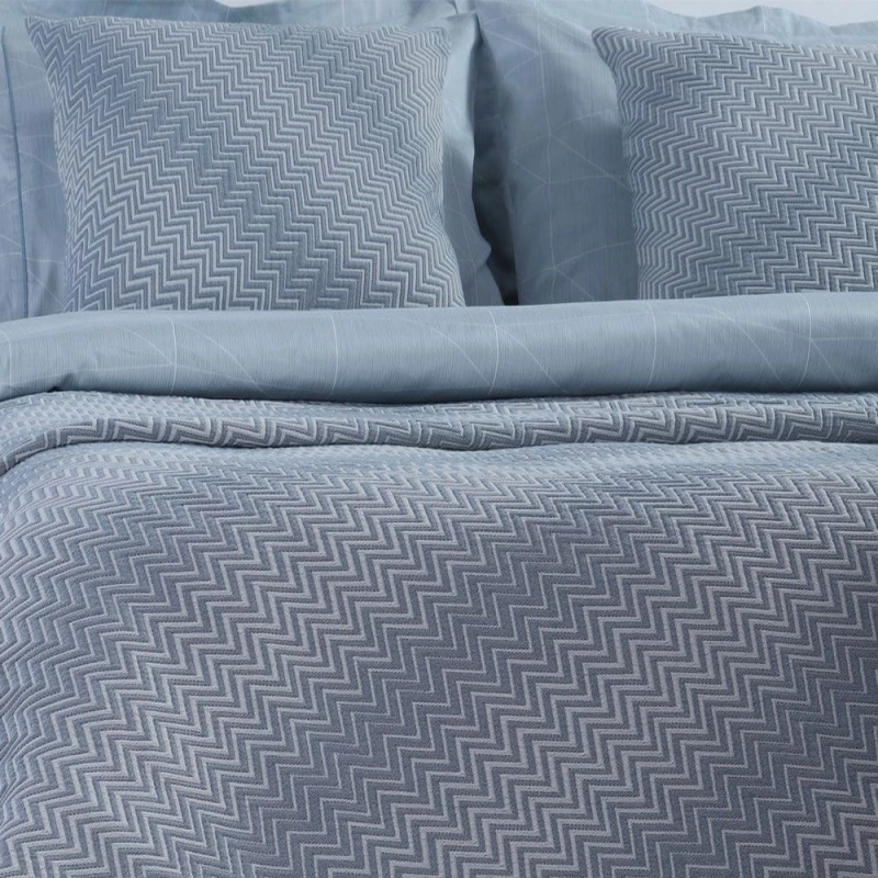 Κουβέρτα Chevie Blue Nef-Nef Homeware Υπέρδιπλo 230x250cm 100% Βαμβάκι