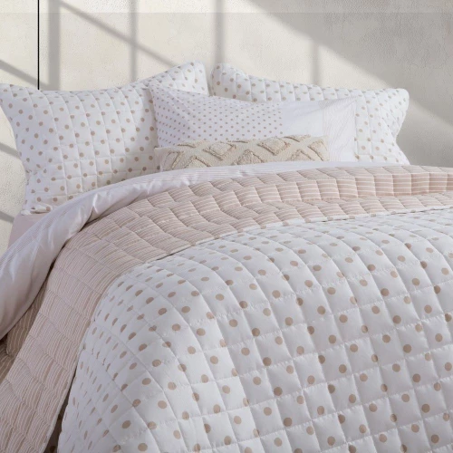 Κουβερλί Donter Beige Nef-Nef Homeware Μονό 180x240cm Microfiber-Polyester