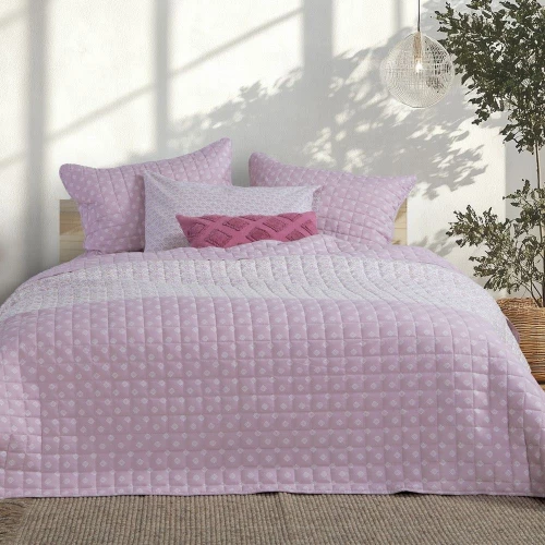 Κουβερλί Keylan Mauve Nef-Nef Homeware Υπέρδιπλo 230x240cm Microfiber-Polyester