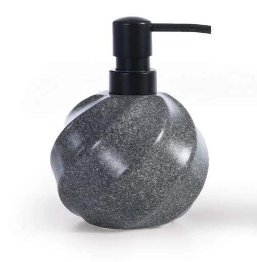 Δοχείο Κρεμοσάπουνου Κεραμικό Snail Anthracite Nef-Nef Homeware Κεραμικό