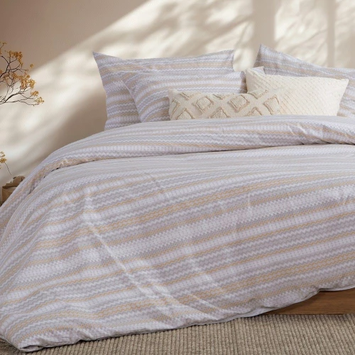 Σεντόνια Quantro Με Λάστιχο (Σετ 4τμχ) Grey Nef-Nef Homeware King Size 180x235cm 100% Βαμβάκι