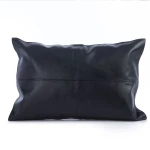 Μαξιλάρι Διακοσμητικό (Με Γέμιση) Lethal Black Nef-Nef Homeware 30X50 PU,Polyester