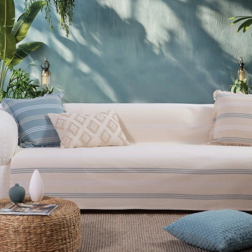 Ριχτάρι Spirit Natural Nef-Nef Homeware Διθέσιο 180x250cm 100% Βαμβάκι