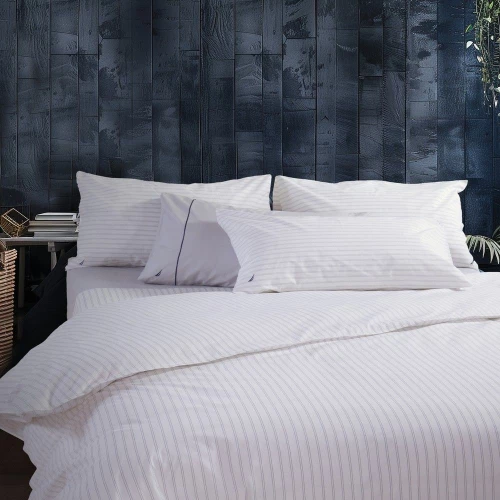 Σεντόνια Nau Coast (Σετ 4τμχ) Silver Nautica Υπέρδιπλo 240x270cm 100% Βαμβάκι