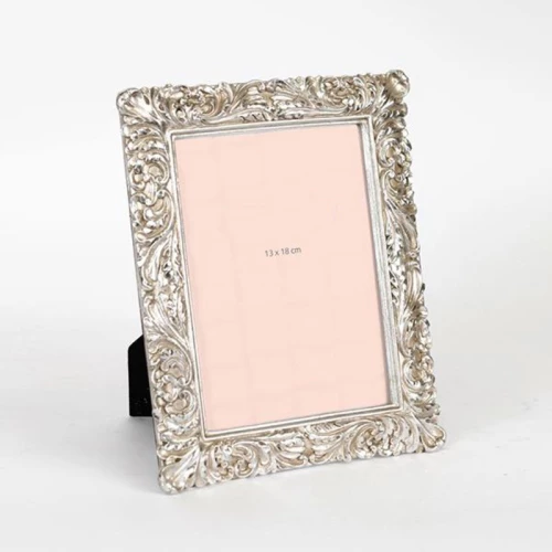 Κορνίζα Για Φωτογραφία 13x18cm 756-12025 18,3x23,1x1,8cm Silver-Gold Estheti Home Πολυρεσίνη