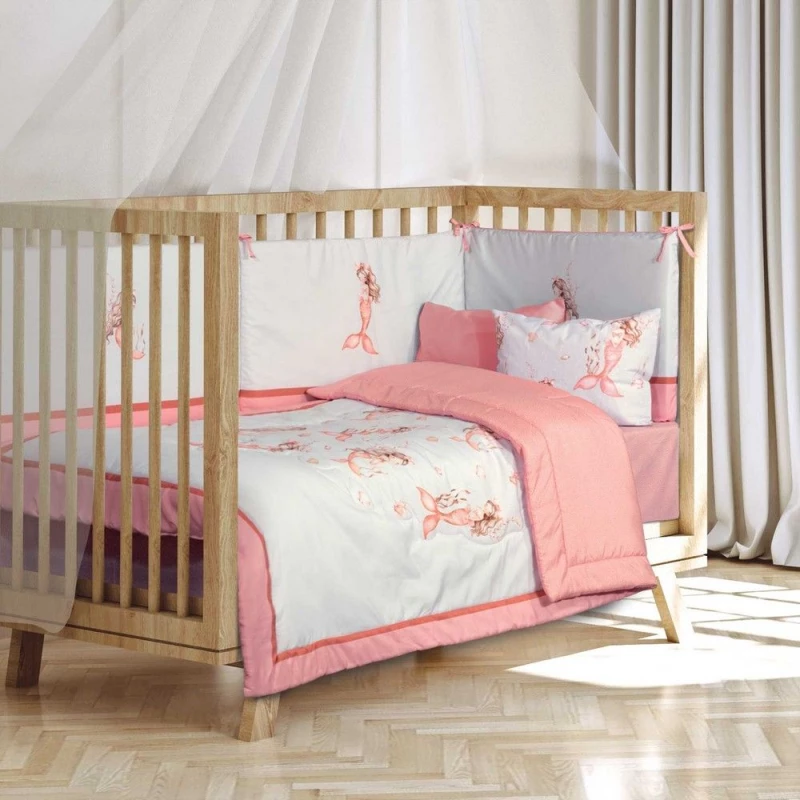 Κουβερλί Βρεφικό 8853 Grey-Pink Greenwich Polo Club 110x150cm Microfiber