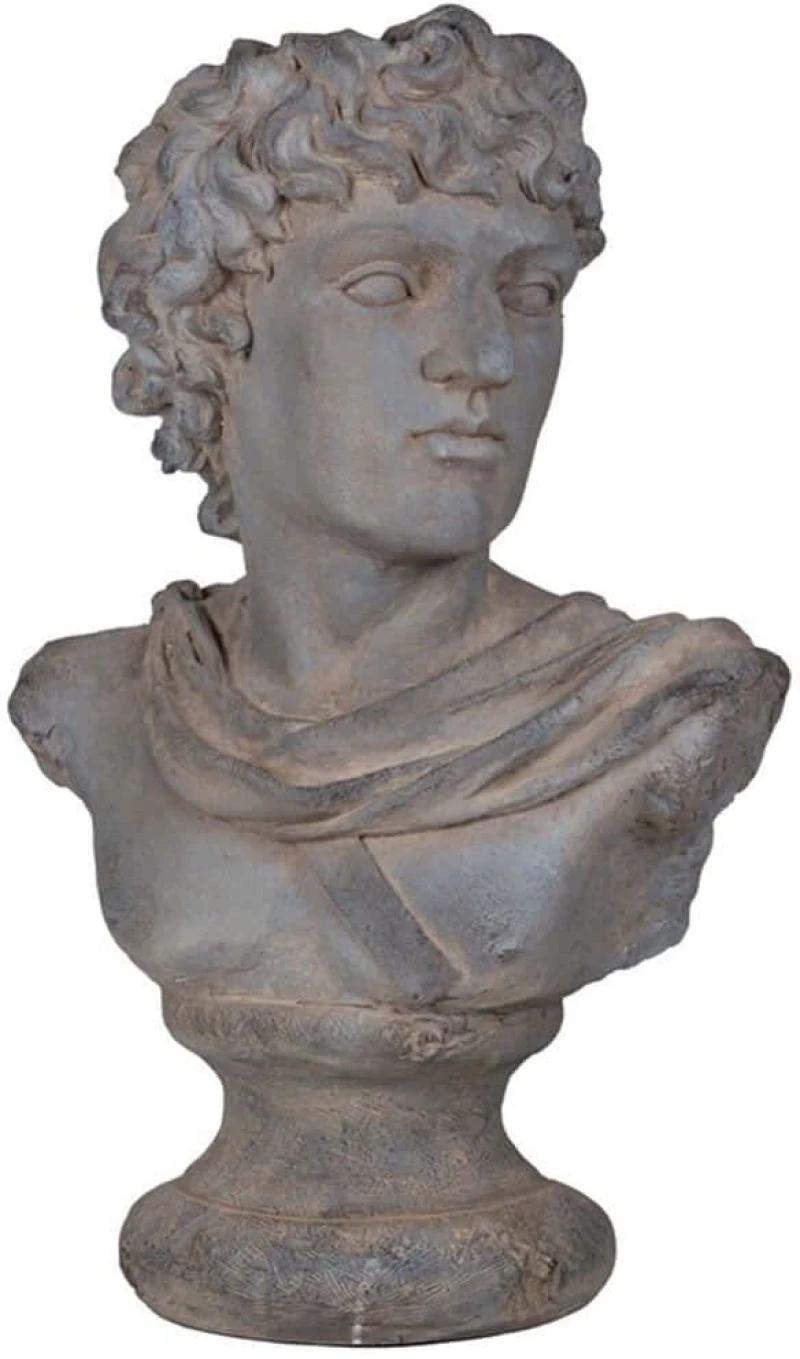 Διακοσμητική Προτομή D77543 50x32x78cm Grey Artekko Μαγνήσιο