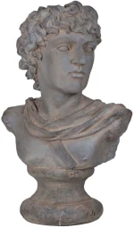 Διακοσμητική Προτομή D77543 50x32x78cm Grey Artekko Μαγνήσιο