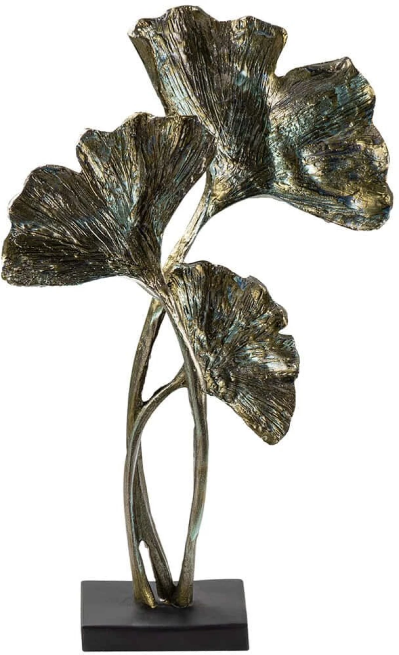 Διακοσμητικό Επιτραπέζιο Three Leaf 565TNL1421 30x12x48cm Multi Aberto Design Πολυέστερ