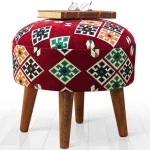 Σκαμπό Melik 209FLF1312 46x42cm Multi