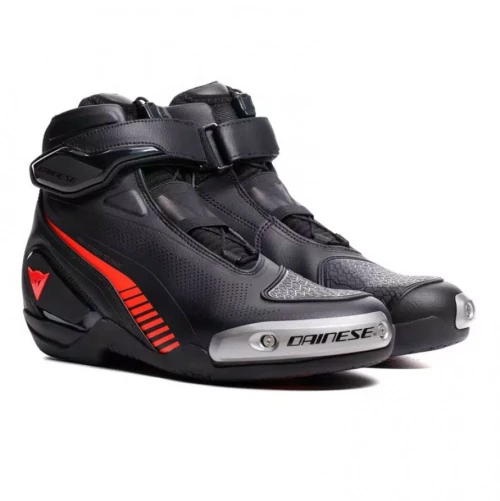 Dainese Superya Μποτάκια Black/Red-Fluo