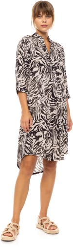 Γυναικείο BEACHWEAR - Pink Label - BLACK LEOPARD - Viscose - 3/4 Μανίκι