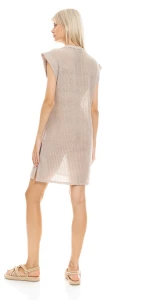 Γυναικείο Beachdress Pink Label - Φόρεμα - SAND- Regular Fit - Cotton